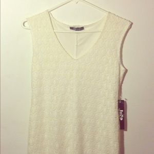 White patterned dress!